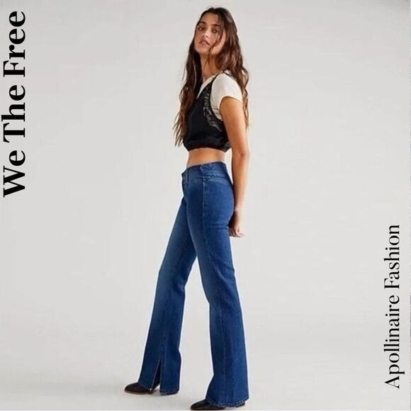 We The Free Stillwater Lowrise Women's Blue Jeans Size 29 NWT - Picture 4 of 9
